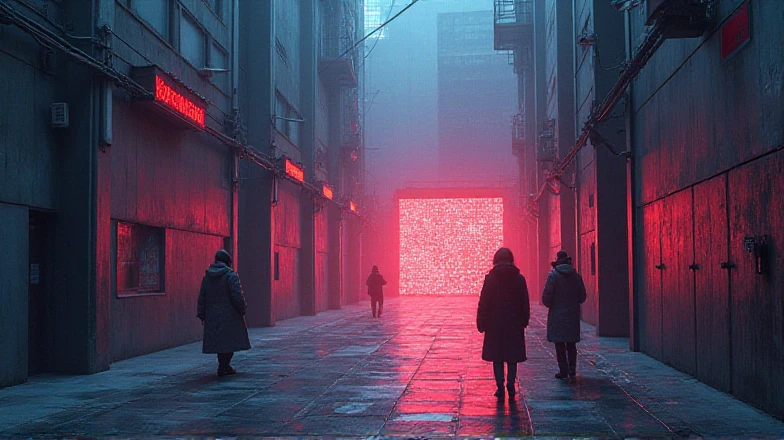 A firewall preventing rogue ip addresses from entering a secure building. 4k, detailed, trending in artstation, fantasy vivid colors, oil on canvas
